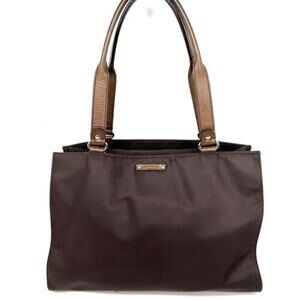 Kate Spade New York Womens Brown Nylon Handbag